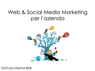 Web & Social Media Marketing per l’azienda 
Dott.ssa Marina Belli  
