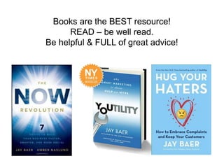 What is your Leasing IQ
Books are the BEST resource!
READ – be well read.
Be helpful & FULL of great advice!
 