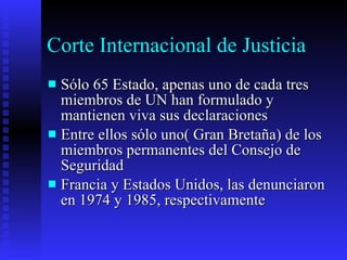 Corte Internacional De Justicia