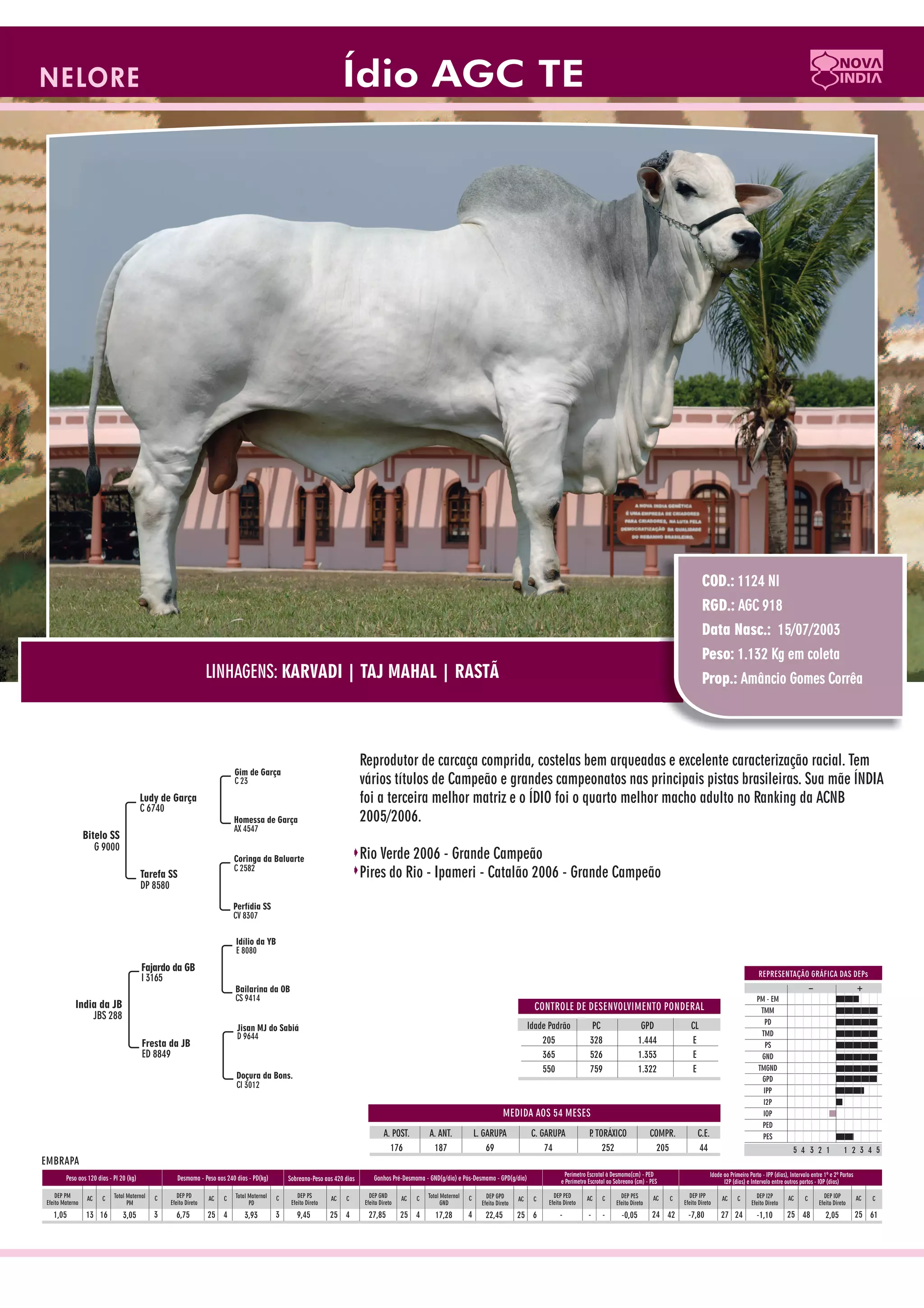 Catalogo de raçadores para corte 2009