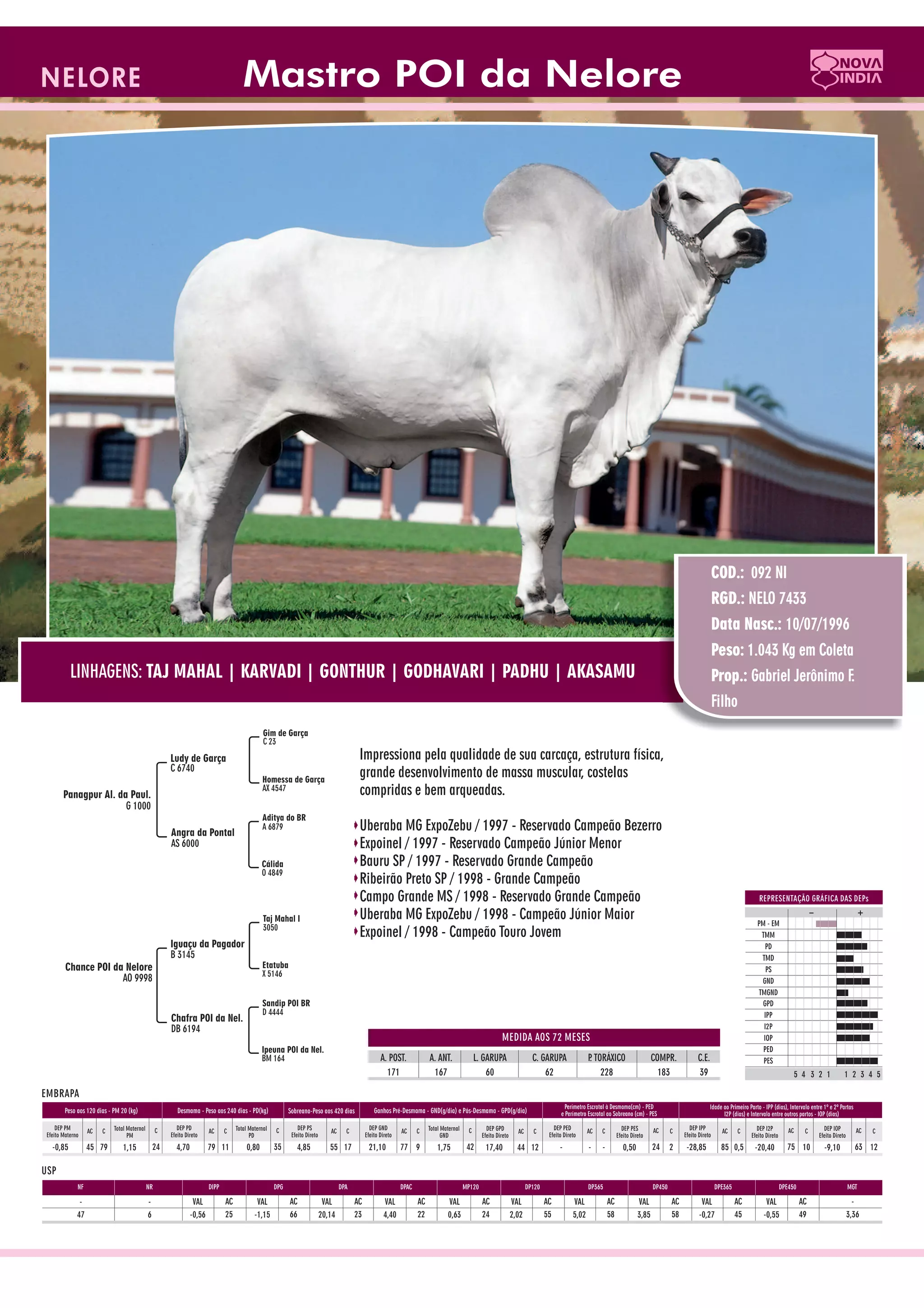 Catalogo de raçadores para corte 2009