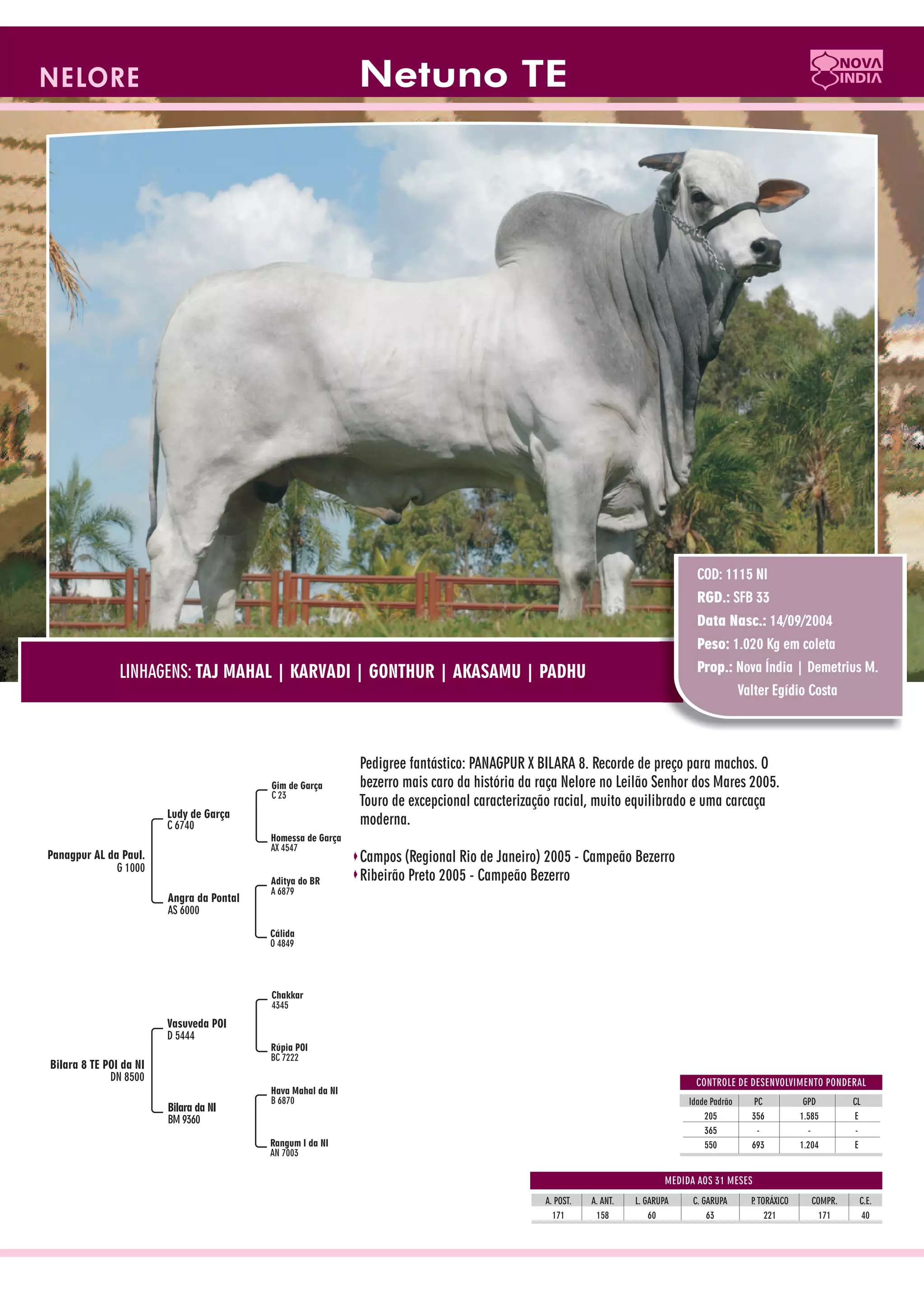 Catalogo de raçadores para corte 2009