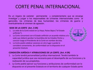 Corte penal internacional