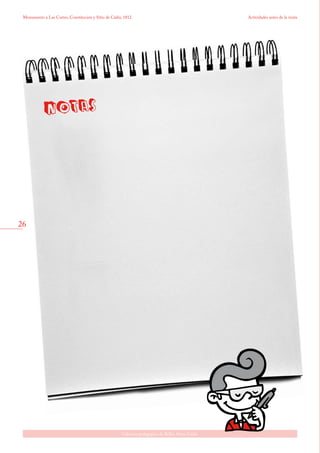 26
Gabinete pedagógico de Bellas Artes. Cádiz
Monumento a Las Cortes, Constitución y Sitio de Cádiz, 1812 Actividades antes de la visita
 