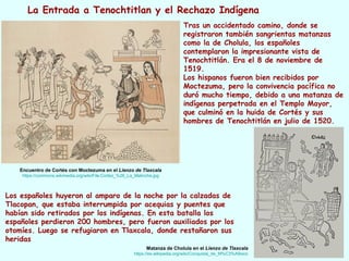 Hernán Cortes y la Conquista de México Tenochtitlan | PPT