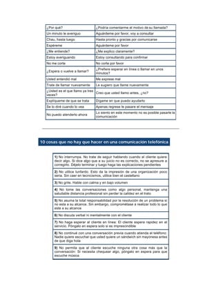 Cortesia telefonica