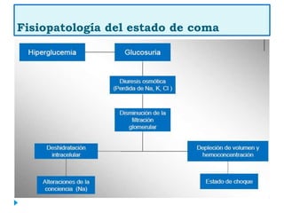 Manejo inicial A, B, C, de la evaluación inicial.Accesos venosos (2) Catéter para medir PVCToma de paraclínicos: BHC, QS, ES, EGO, GA, glucosa capilar y labstixen orinaInstalación de catéter urinarioSonda nasogástrica en caso de distención abdominal