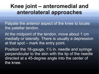 Corticosteroid injections in Orthopaedics | ODP