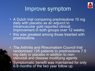 Use of Steroid in Rheumatology | PPT