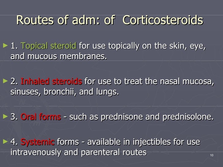 Corticosteroids