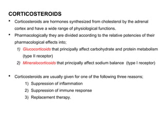 Comprehensive Overview of Steroids: Classes, Effects, and Clinical Uses ...