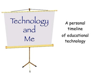 A personal timeline of educational technology 