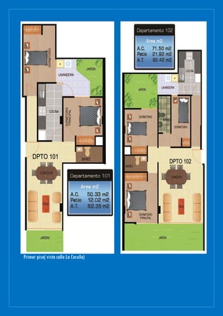 Primer piso( vista calle La Coruña)
 