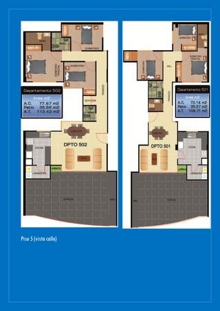 Piso 5 (vista calle)
 