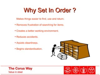 Set In Order Lean Corus 5S Lean Presentation | PPT