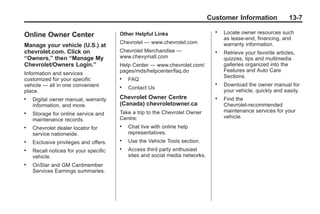 2012 Chevy Corvette Owners Manual
