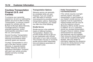 2012 Chevy Corvette Owners Manual