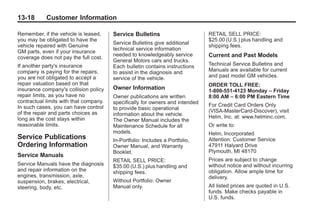 2012 Chevy Corvette Owners Manual