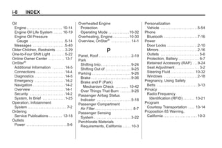 2012 Chevy Corvette Owners Manual