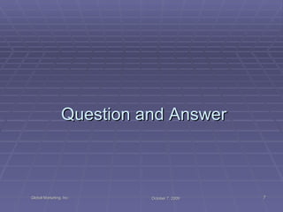 Question and Answer 