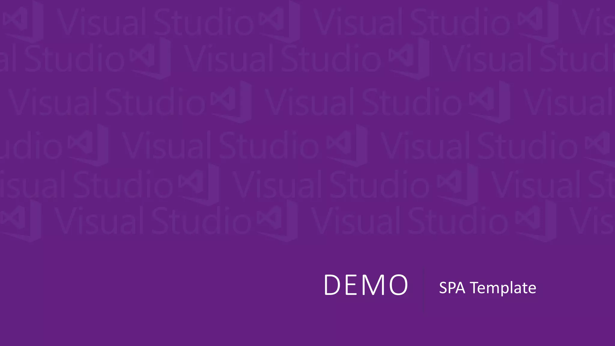 DEMO SPA Template
 