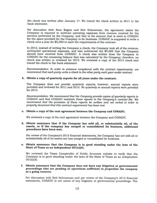 COSADC Compliance Audit 5 15