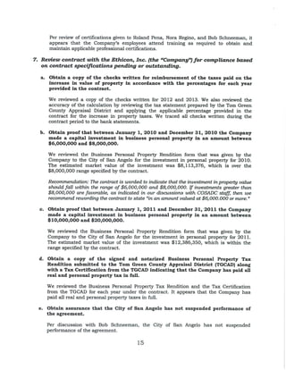 COSADC Compliance Audit 5 15