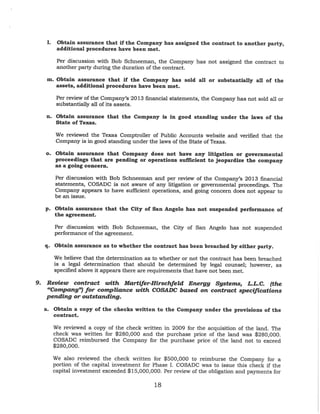 COSADC Compliance Audit 5 15