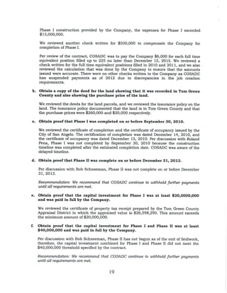 COSADC Compliance Audit 5 15