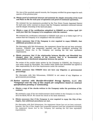 COSADC Compliance Audit 5 15