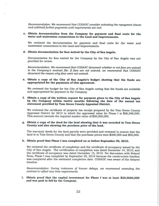 COSADC Compliance Audit 5 15