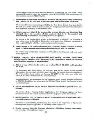 COSADC Compliance Audit 5 15