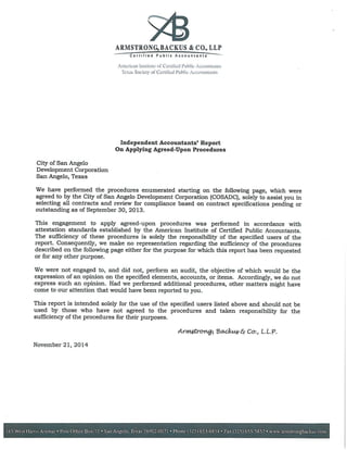 COSADC Compliance Audit 5 15
