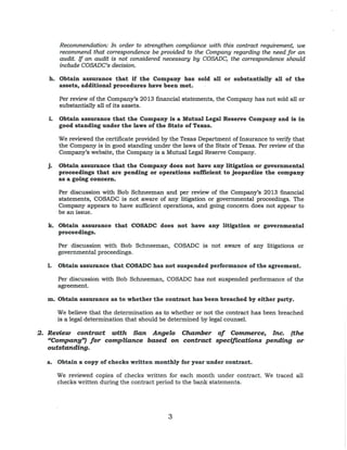 COSADC Compliance Audit 5 15
