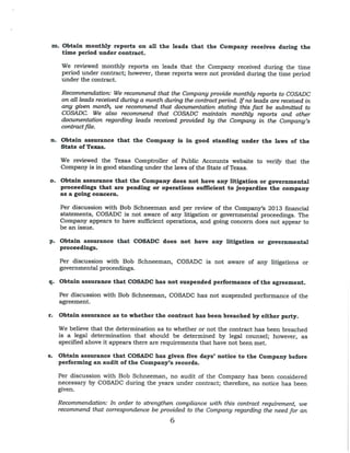 COSADC Compliance Audit 5 15