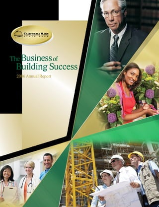 The Business of
 Building success
  2006 annual Report
 