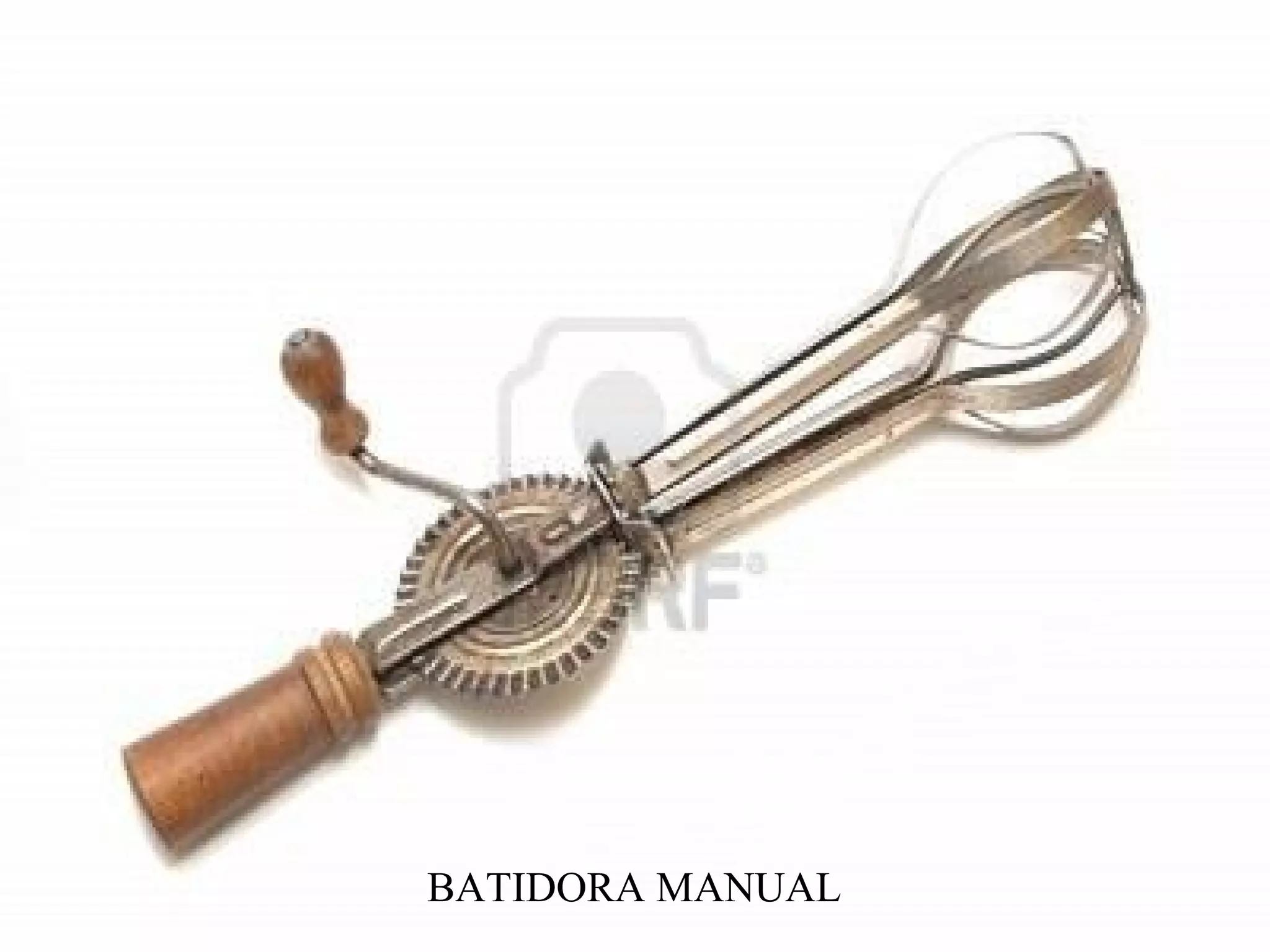 BATIDORA MANUAL

 