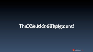 The Chuck’s Supplement!
  One More Thing…
 