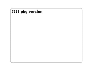 ???? pkg version
 