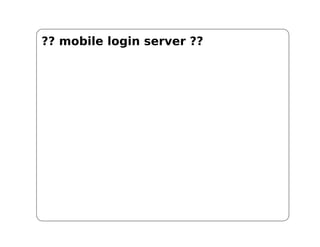 ?? mobile login server ??
 