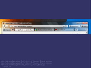 https://wiki.mozilla.org/User:Tro/Firefox_4.0_Windows_Theme_Mockups
https://wiki.mozilla.org/User:Tro/Firefox_3.7_Windows_Theme_Mockups
https://wiki.mozilla.org/firefox/4.0_Windows_Theme_Mockups
CC:BY-SA 3.0
 