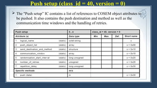 COSEM Object Model & Interfaces Classess | PPTX