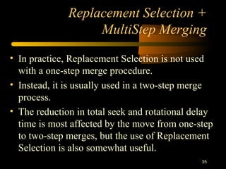 Prosecure Merging Cosequential processing and the sorting of large files | PPT
