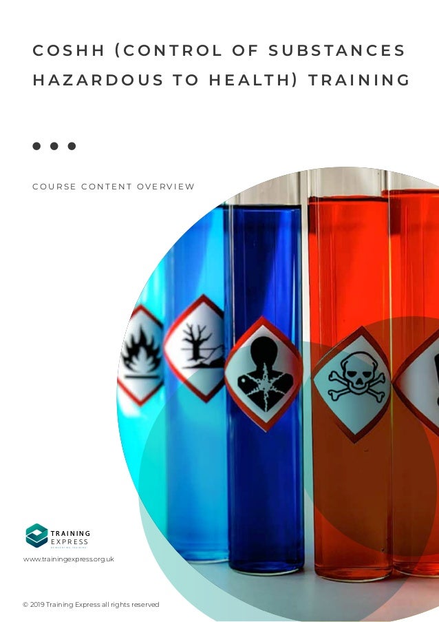 COSHH (Control of Substances Hazardous to Health) Training