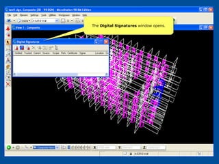 The Digital Signatures window opens.
 