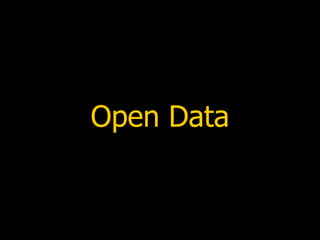 Open Data
 