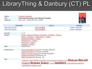 LibraryThing & Danbury (CT) PL  