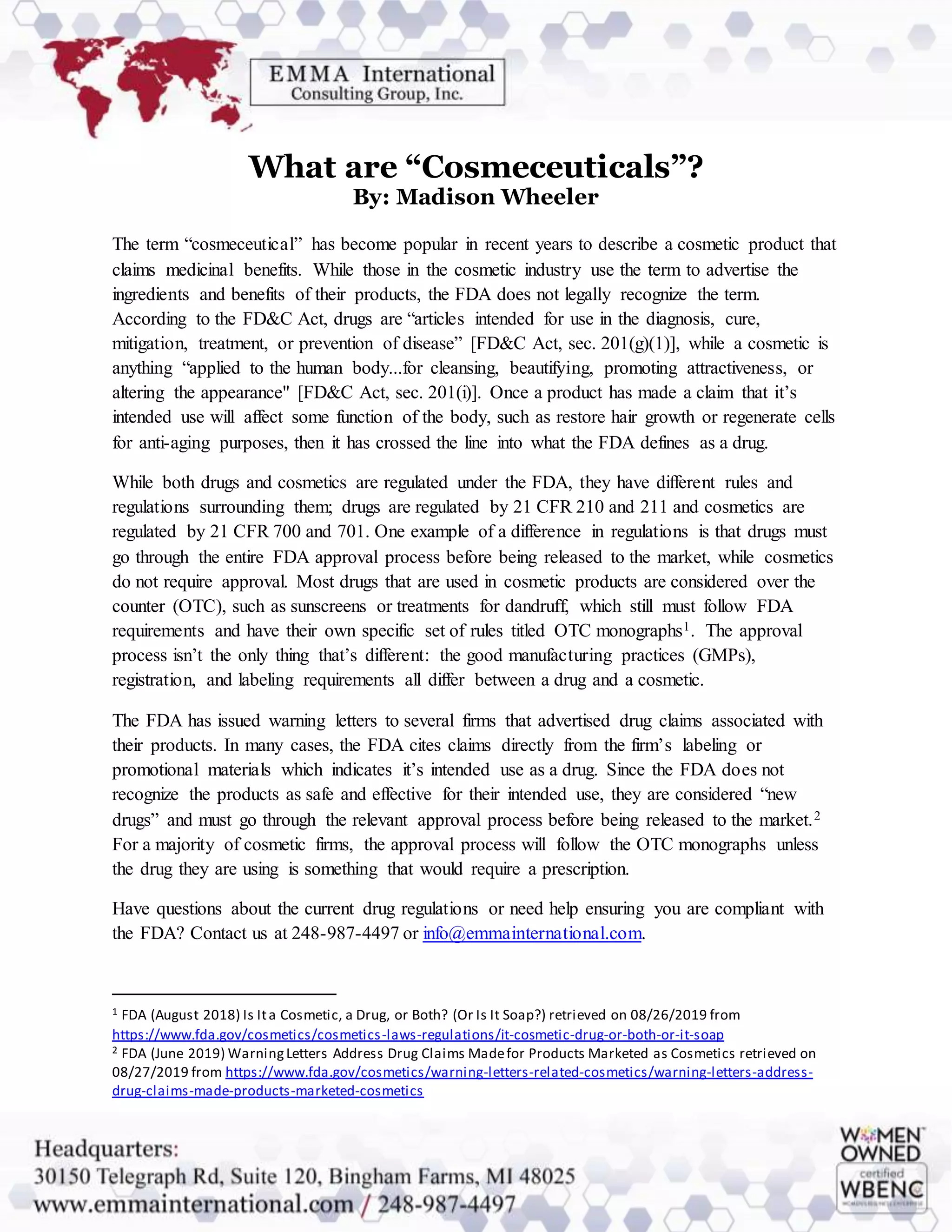 What are cosmeceuticals pdf