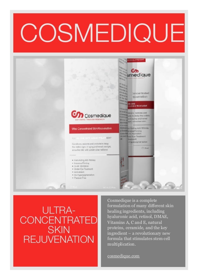 cosmedique face cream