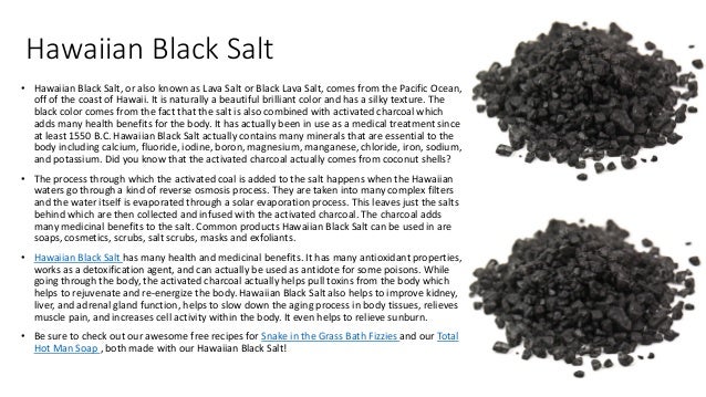 Cosmetic salt class Cosmetic salt class